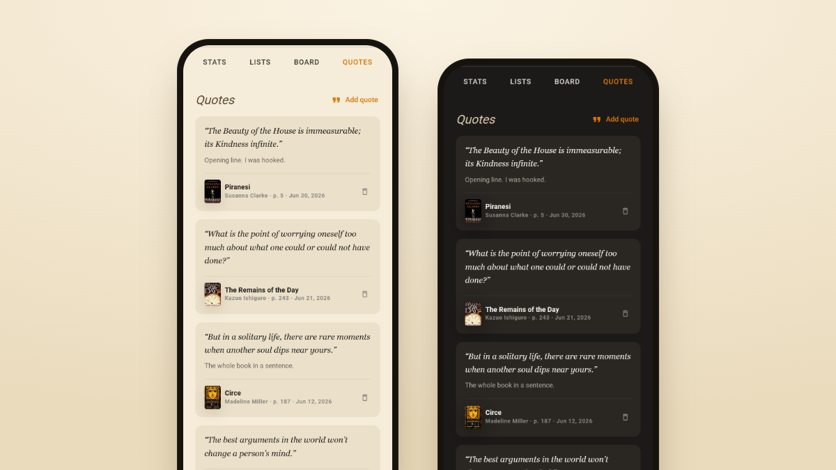 The Quotes collection in readme